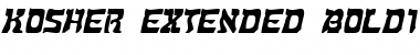 Download Kosher Extended Font