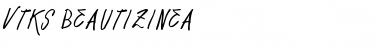 Download Vtks Beautizinea Font