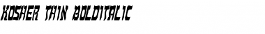 Download Kosher Thin Font