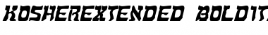 Download KosherExtended Font