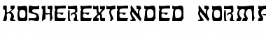 Download KosherExtended Font