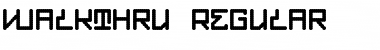 Download Walkthru Regular Font