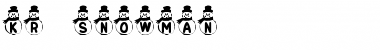 Download KR Snowman Regular Font