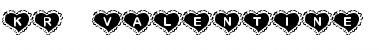 Download KR Valentine Heart Regular Font