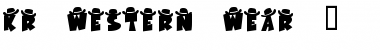 Download KR Western Wear 1 Regular Font