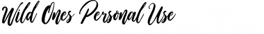 Download Wild Ones Font