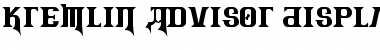Download Kremlin Advisor Display Kaps Bo Bold Font