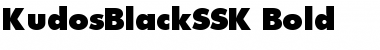 Download KudosBlackSSK Bold Font