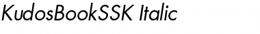 Download KudosBookSSK Italic Font