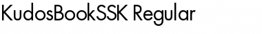 Download KudosBookSSK Regular Font