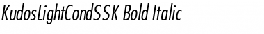 Download KudosLightCondSSK Bold Italic Font