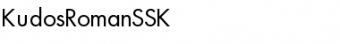 Download KudosRomanSSK Regular Font