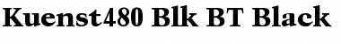 Download Kuenst480 Blk BT Black Font