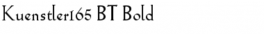 Download Kuenstler165 BT Bold Font