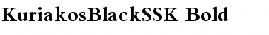Download KuriakosBlackSSK Bold Font