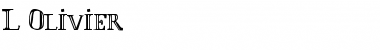 Download L'Olivier Regular Font Title Preview