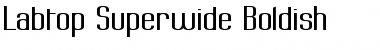 Download Labtop Superwide Boldish Regular Font