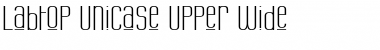 Download Labtop Unicase Upper Wide Regular Font