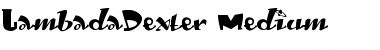Download LambadaDexter Regular Font