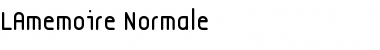 Download LAmemoire Normale Font