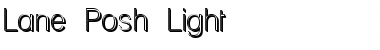 Download Lane Posh Light Regular Font