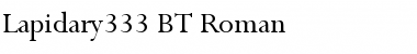 Download Lapidary333 BT Roman Font