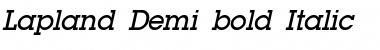 Download Lapland Demi-bold Italic Font
