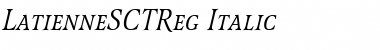 Download LatienneSCTReg Font
