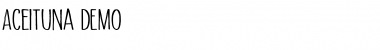 Download Aceituna DEMO Font Download Aceituna DEMO Font