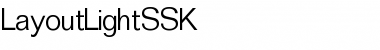 Download LayoutLightSSK Font