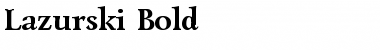 Download Lazurski Font