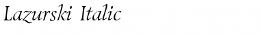 Download Lazurski Font