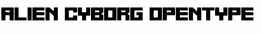 Download Alien Cyborg Font