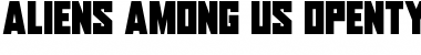 Download Aliens Among Us Font