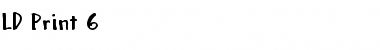 Download LD Print 6 Font