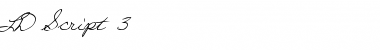 Download LD Script 3 Font