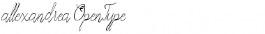 Download Allexandrea Font Download Allexandrea Font
