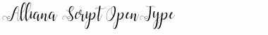 Download Alliana Script Font Download Alliana Script Font
