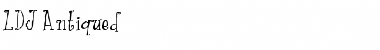 Download LDJ Antiqued Font