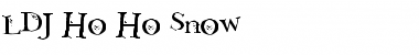 Download LDJ Ho Ho Snow Font