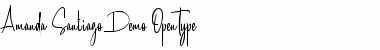 Download Amanda Santiago Demo Font Download Amanda Santiago Demo Font