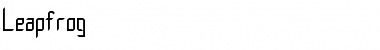 Download Leapfrog Font
