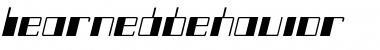 Download LearnedBehavior Font