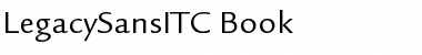 Download LegacySansITC-Book Font