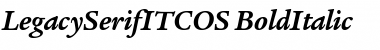 Download LegacySerifITCOS Font