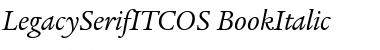 Download LegacySerifITCOS-Book Font