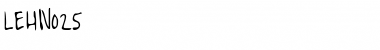 Download LEHN025 Font