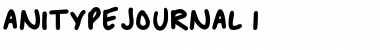 Download Anitype Journal Font