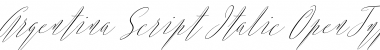 Download Argentina Script Font