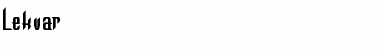 Download Lekvar Font
